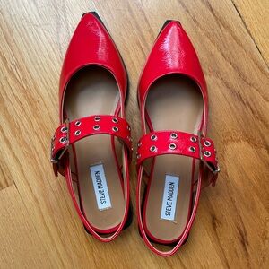 Steve Madden Single Buckle Sling Back Flats